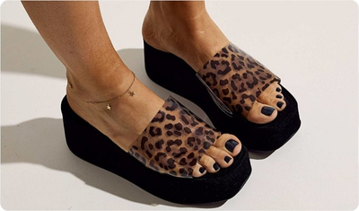 Tamanco Adele Animal Print UseHitzz