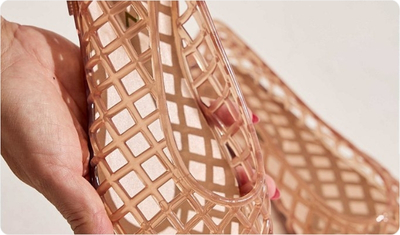 Estilo Sapatilha Jelly Camel