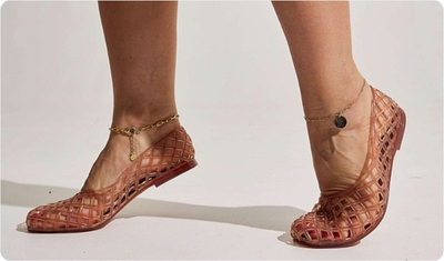 Sapatilha Jelly Camel Look Versátil