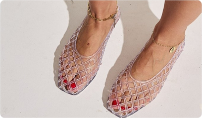 Sapatilha Jelly Transparente UseHitzz