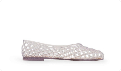 Sapatilha Feminina Jelly Transparente