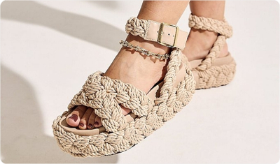 Sandália Náia Bege UseHitzz