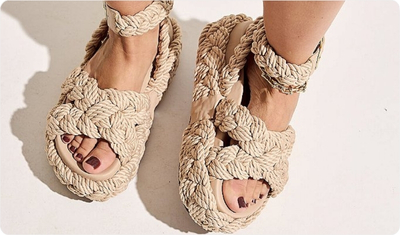 Sandália Náia Bege Look Versátil