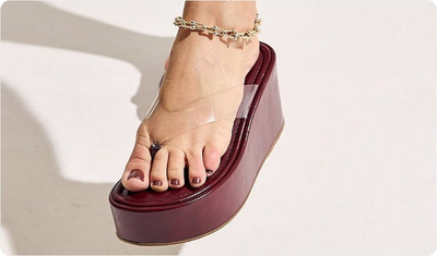 Tamanco Vinil Bordô UseHitzz