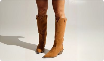 Bota Jordana Camel Look Versátil