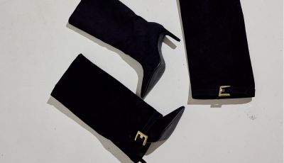 Bota Feminina Cano Longo Tratorada Zuna Marrom