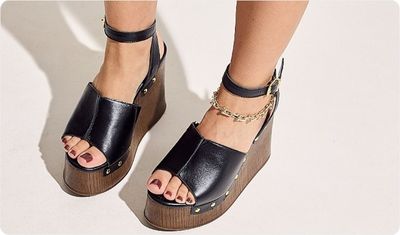 Estilo Sandália Roxie Preta