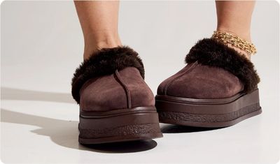 Estilo Mule Iuna Marrom