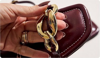 Estilo Sandália Soraia Bordô