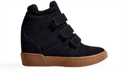 Tênis Sneaker Feminino Cadarços Suki Preto