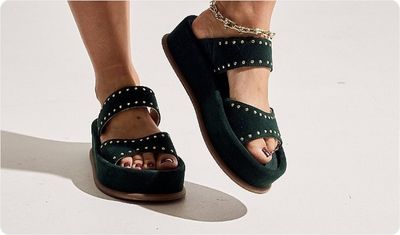Flatform Taka Verde Look Versátil
