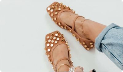 Estilo Sapatilha Blair Caramelo