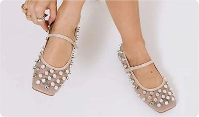 Detalhes Sapatilha Blair Bege