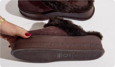 Mule Iuna Marrom Look Versátil