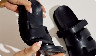 Papete Anatômica Feminina Velcro Zalica Preta