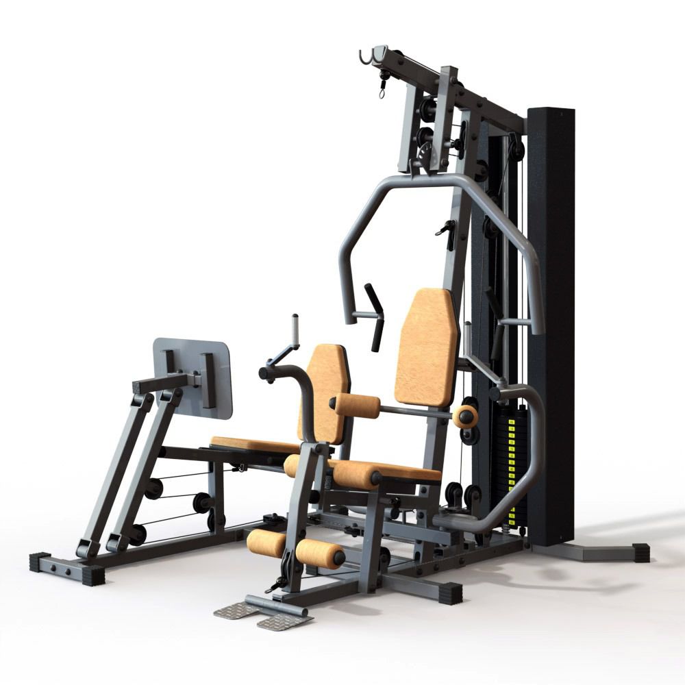 Estação de Musculação ACS 35 Com Leg Press Semi profissional - ACS Sports