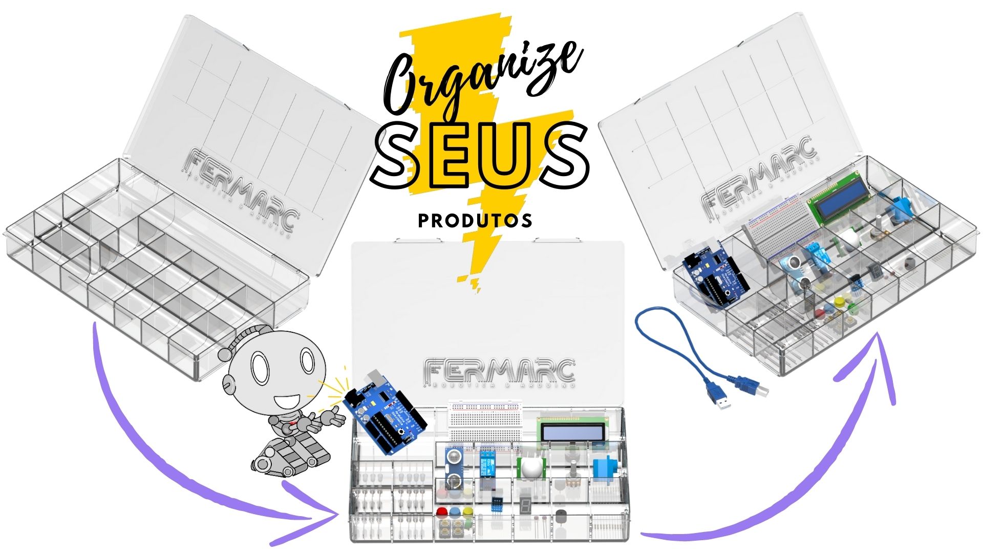 Jumpers Fêmea-Fêmea x40 Unidades - ARDUCORE - Robótica Educacional