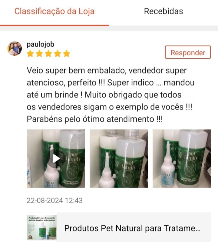 Produtos Pet Anti Dermatite