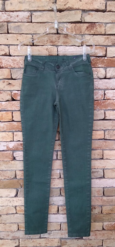 jeans esverdeado