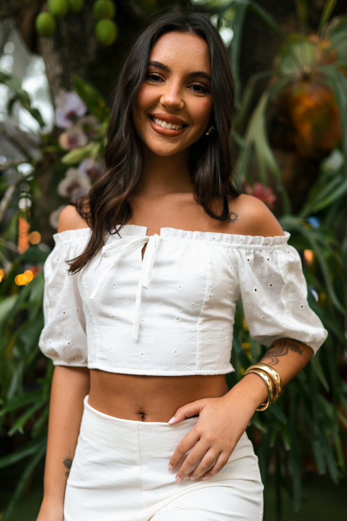 Top Liz Laise Branco - Loja da Bruna