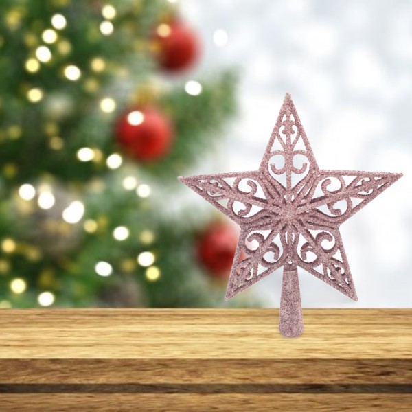 Estrela Brilhante Com Glitter Ponteira Para Árvore De Natal - Maravilhas da China - Tem tudo o que você imagina Estrela Brilhante Com Glitter Ponteira Para Árvore De Natal - Maravilhas da China - Tem tudo o que você imagina