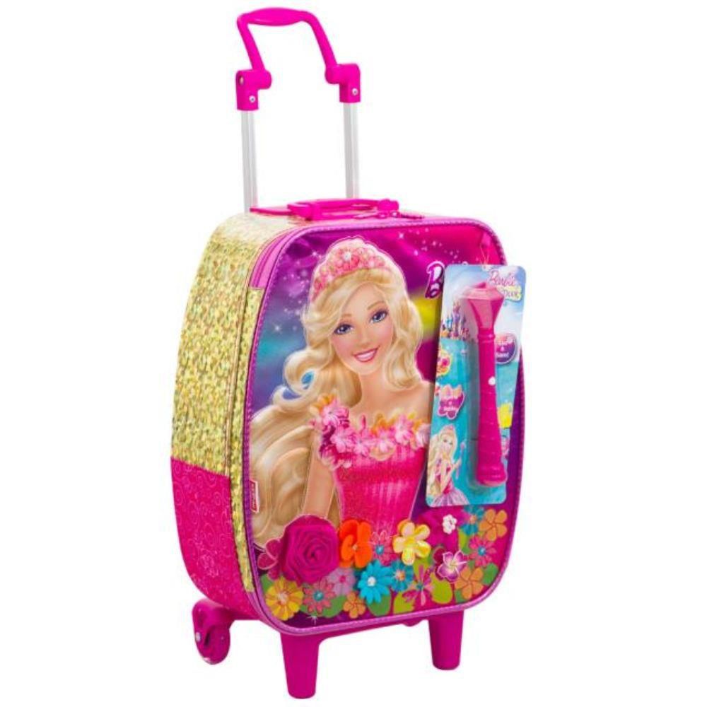 MOCHILA ESCOLAR BARBIE PORTAL SECRETO GRANDE 3 BOLSOS SESTINI