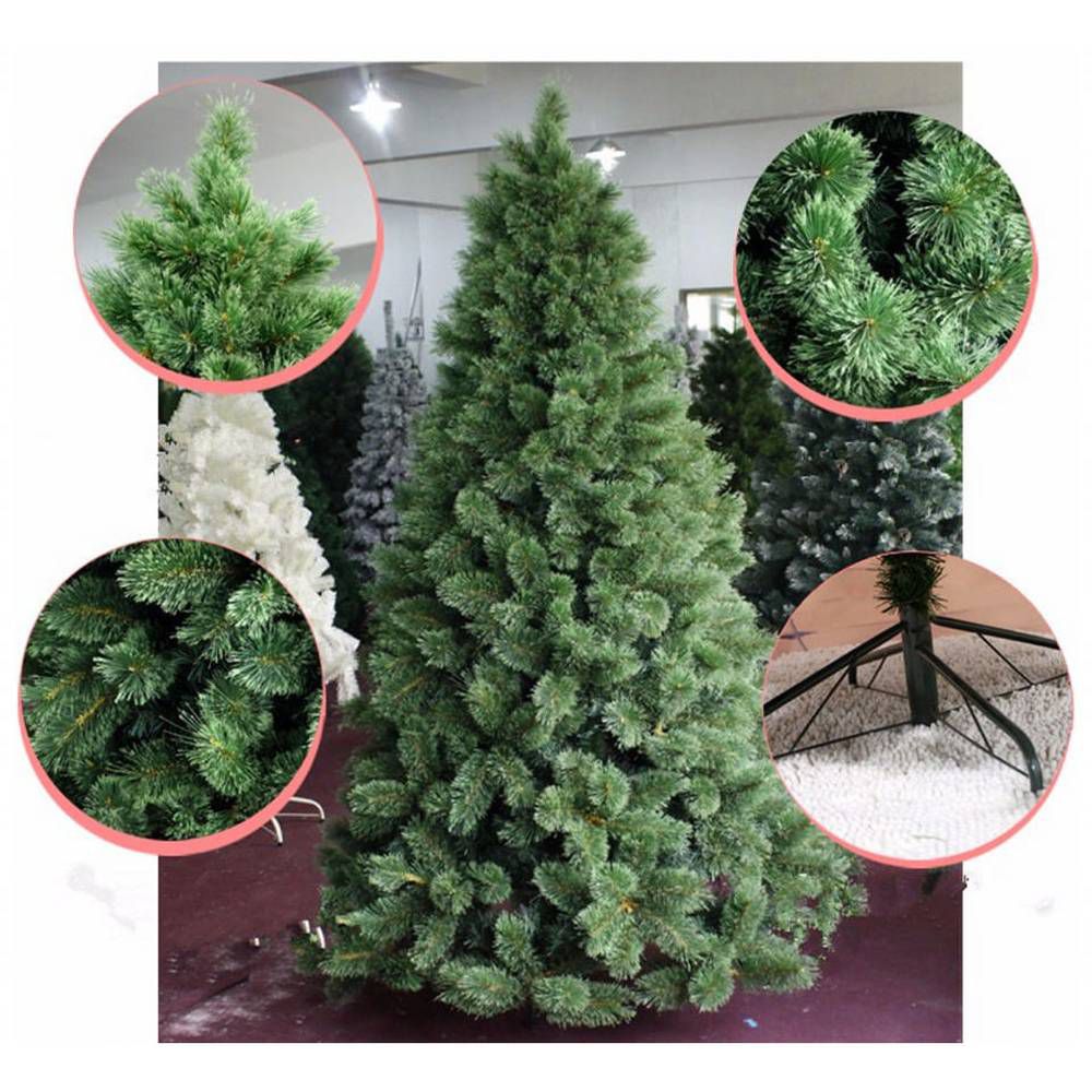 Arvore De Natal 1,80 M 200 Galhos Pinheiro Verde Cheia Luxo