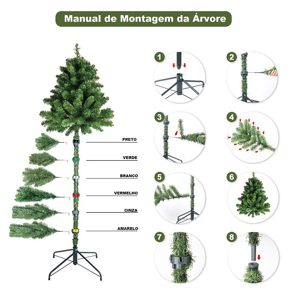 Maravilhas da China - Árvore de Natal 1,50 Metros LuxoVerde