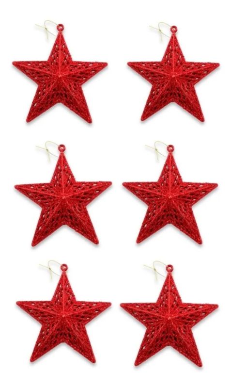 Maravilhas da China - Estrelas Glitter Pendente Enfeite P/ Árvore De Natal  - Maravilhas da China - Tem tudo o que você imagina
