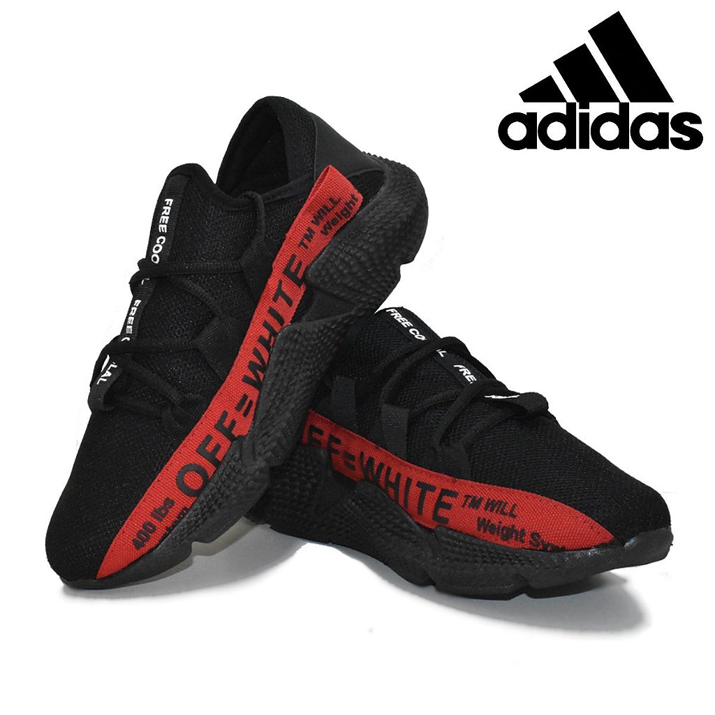 adidas off white preto e vermelho