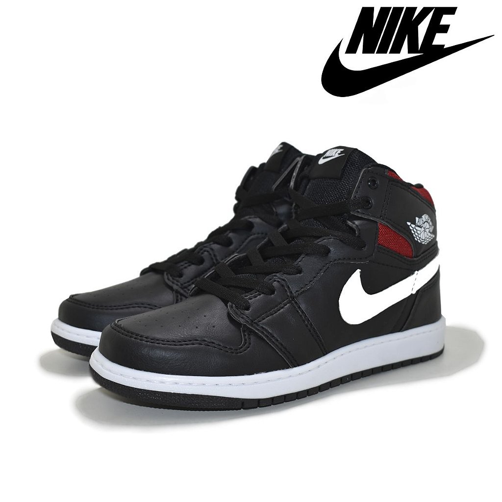 Tênis Nike Air Jordan 1 Retro Masculino - Preto Branco - Alpha Imports |  Preços Imperdíveis - Atacado e Varejo. Confira!