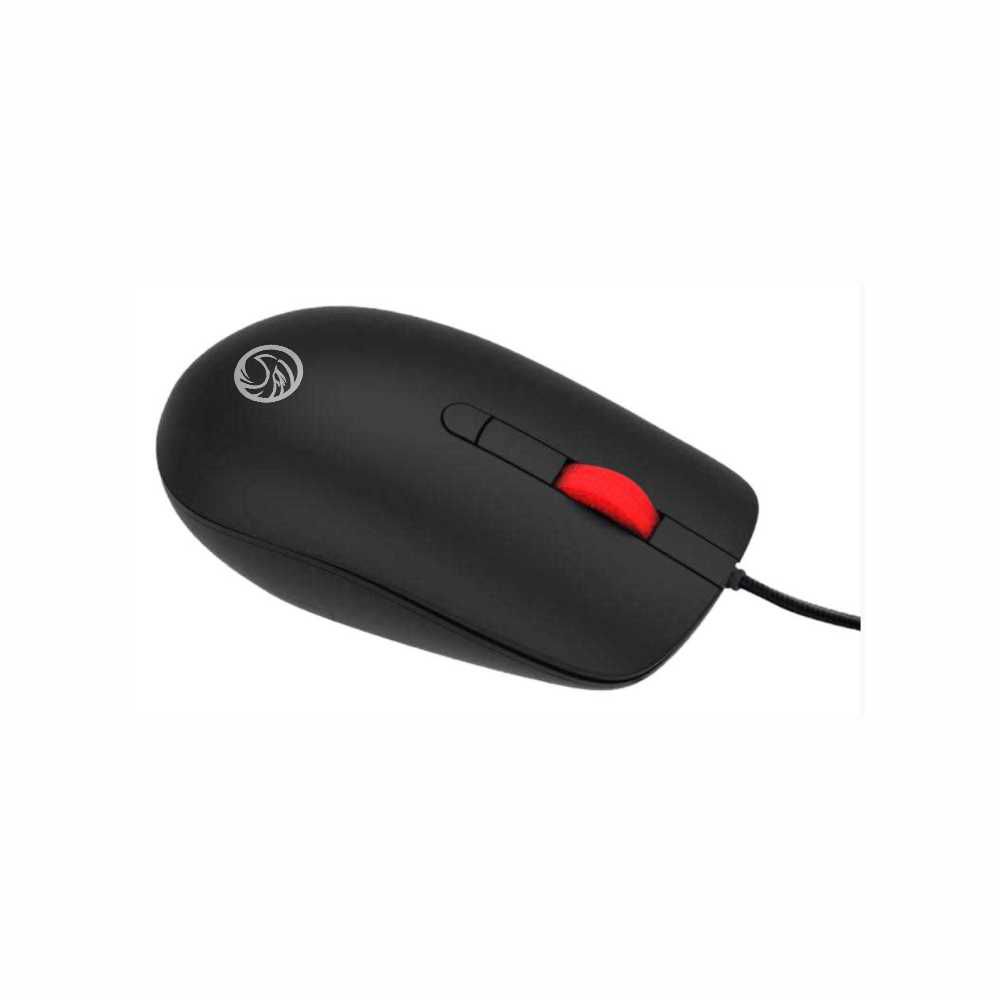 MOUSE USB ÓPTICO BRAZILPC BPC-M290 1000 DPI PRETO/VERMELHO - Brazil PC
