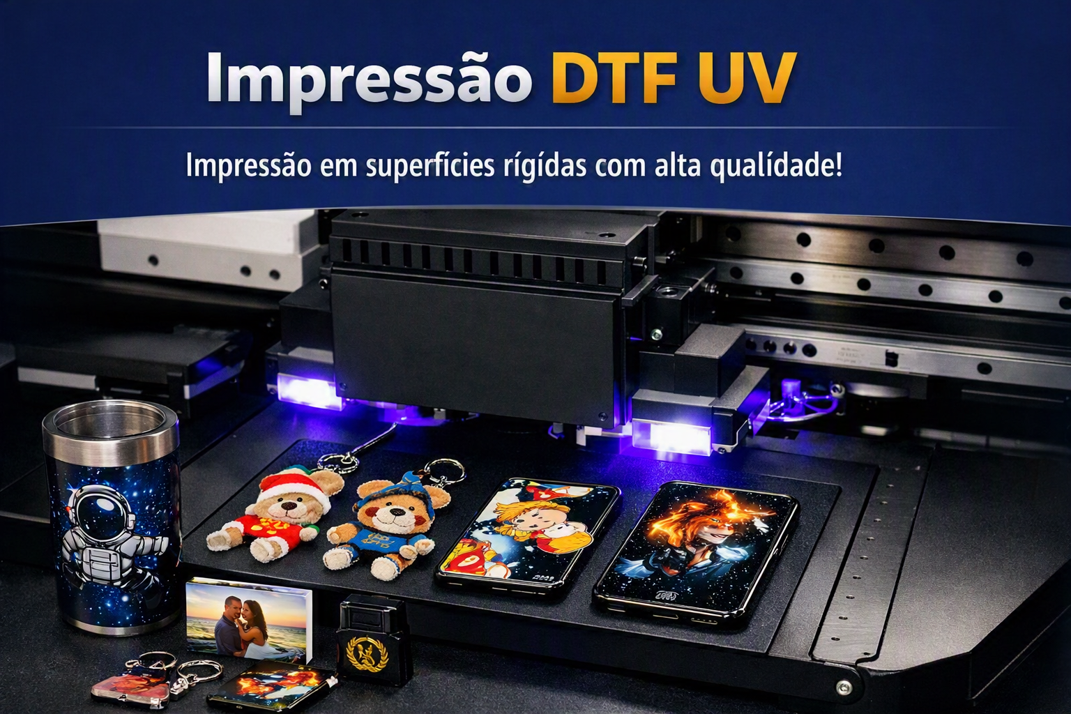 Impressão DTF UV