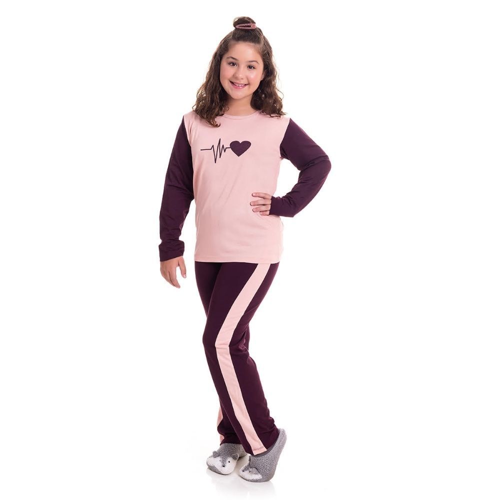 Pijama Inverno Juvenil - TexCriar - Shop da Lingerie - Melhor Preço em Moda  intima Feminino e Masculino
