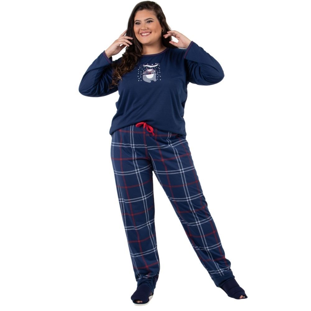 Comprar pijama plus size, pijama feminino, pijama de inverno - Shop da  Lingerie - Melhor Preço em Moda intima Feminino e Masculino