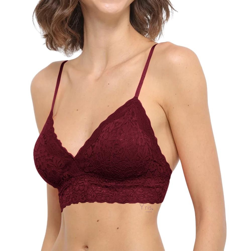 Sutiã Triângulo Rendado - Sem Bojo - Shop da Lingerie - Melhor Preço em  Moda intima Feminino e Masculino