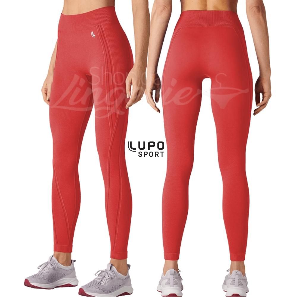 Calça Legging Lupo Sport Feminina Fitness Academia - Vermelho