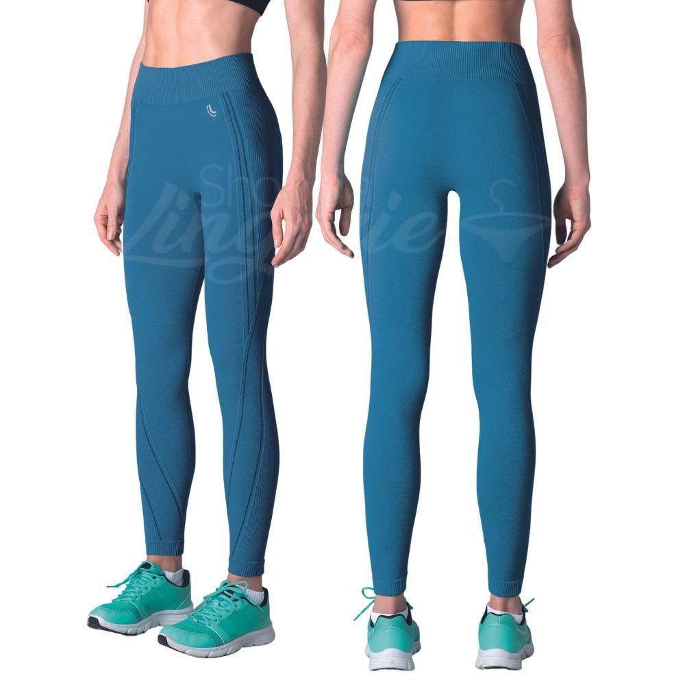 Calça Legging Esportiva Feminina Sem Costura - Verde