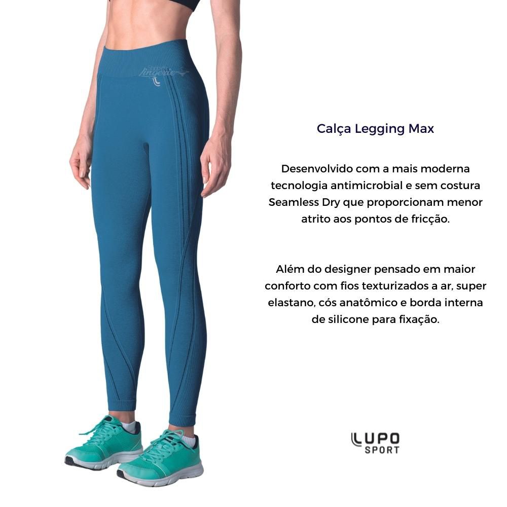 Calça Legging Fitness Lupo Max Sport ConfortFit 71053 Borda