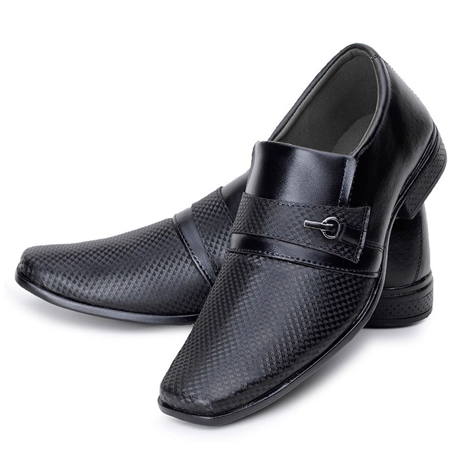 Sapato Social Masculino Conforto Giolo 838 Preto Verniz - Essência Brasil