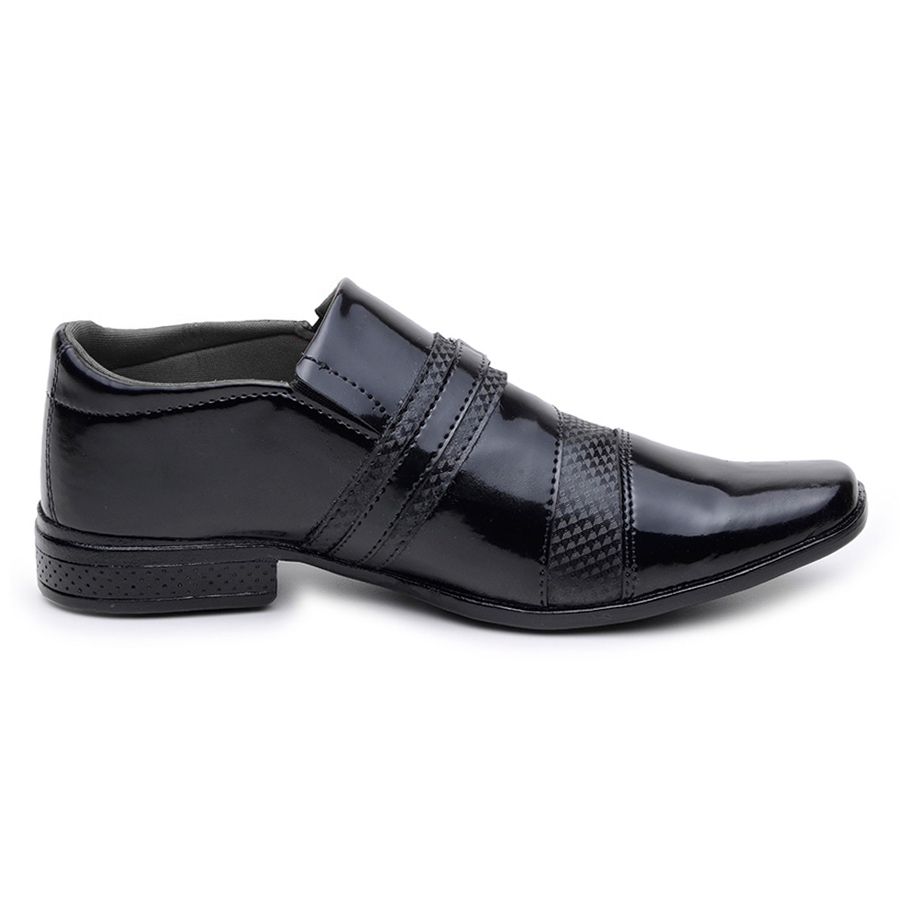 Sapato Social Masculino Conforto Giolo 839 Preto Verniz - Essência Brasil