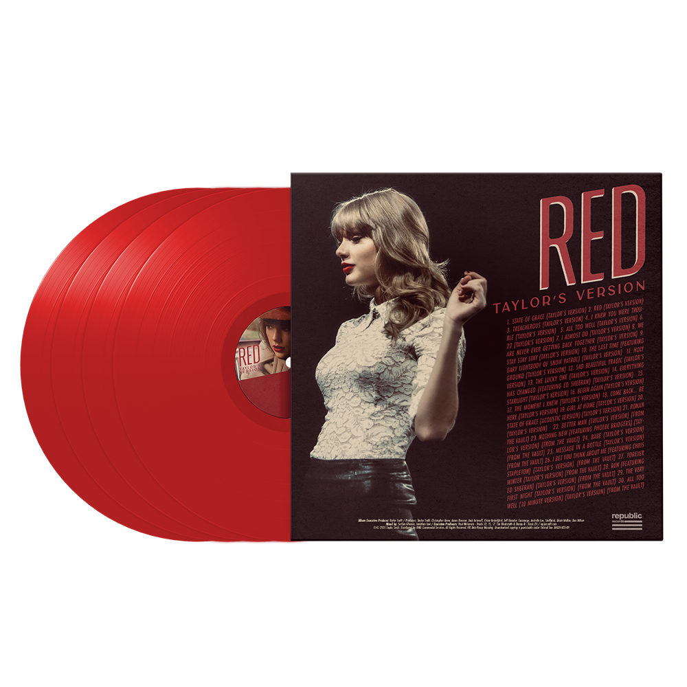 Vinil Taylor Swift Red (Taylor's Version) Red Vinyl - Music on Vinil