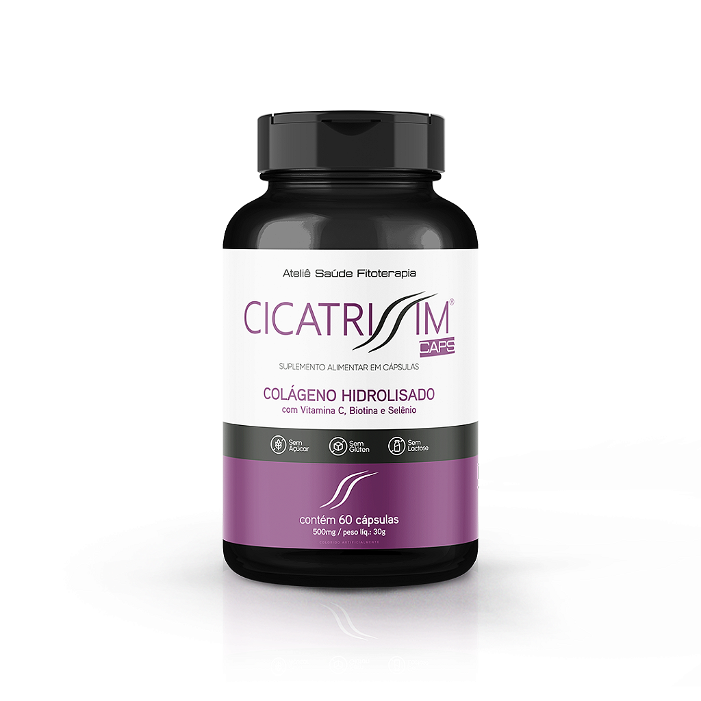Colágeno Hidrolisado Cicatrissim Caps - Creme para estrias Colágeno Hidrolisado Cicatrissim Caps - Creme para estrias