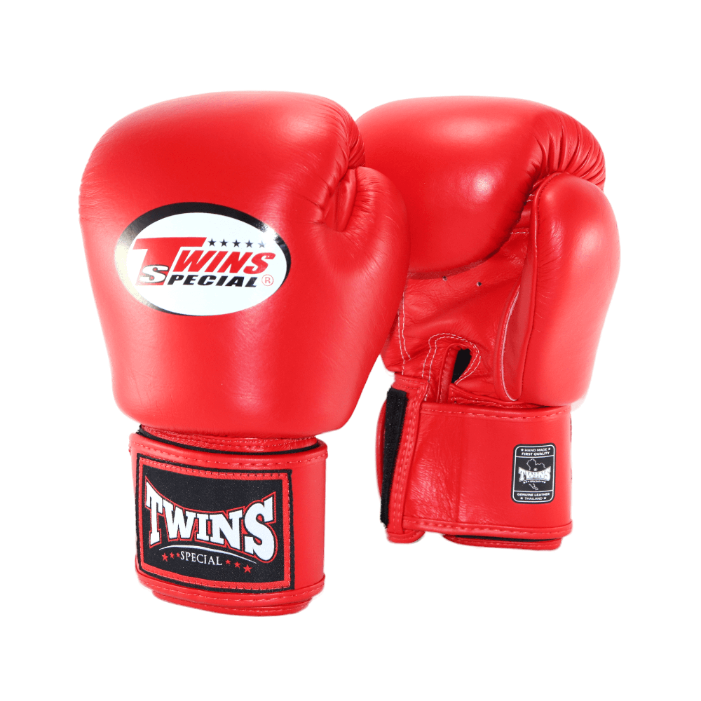 Muay Thai CalÃ§a Bandagem Vermelha Luvas Twins Special BGVL3