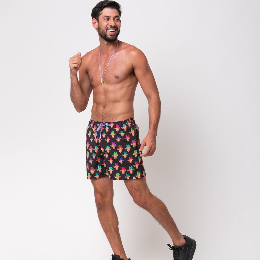 Shorts Tactel Torcida Brasil, Santo Luxo Man - Qualidade Exclusiva - Santo  Luxo