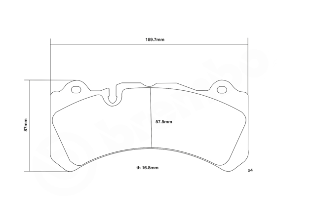 Brembo HP2000 Pads 07.B314.59 - GPParts - Comércio e importação de