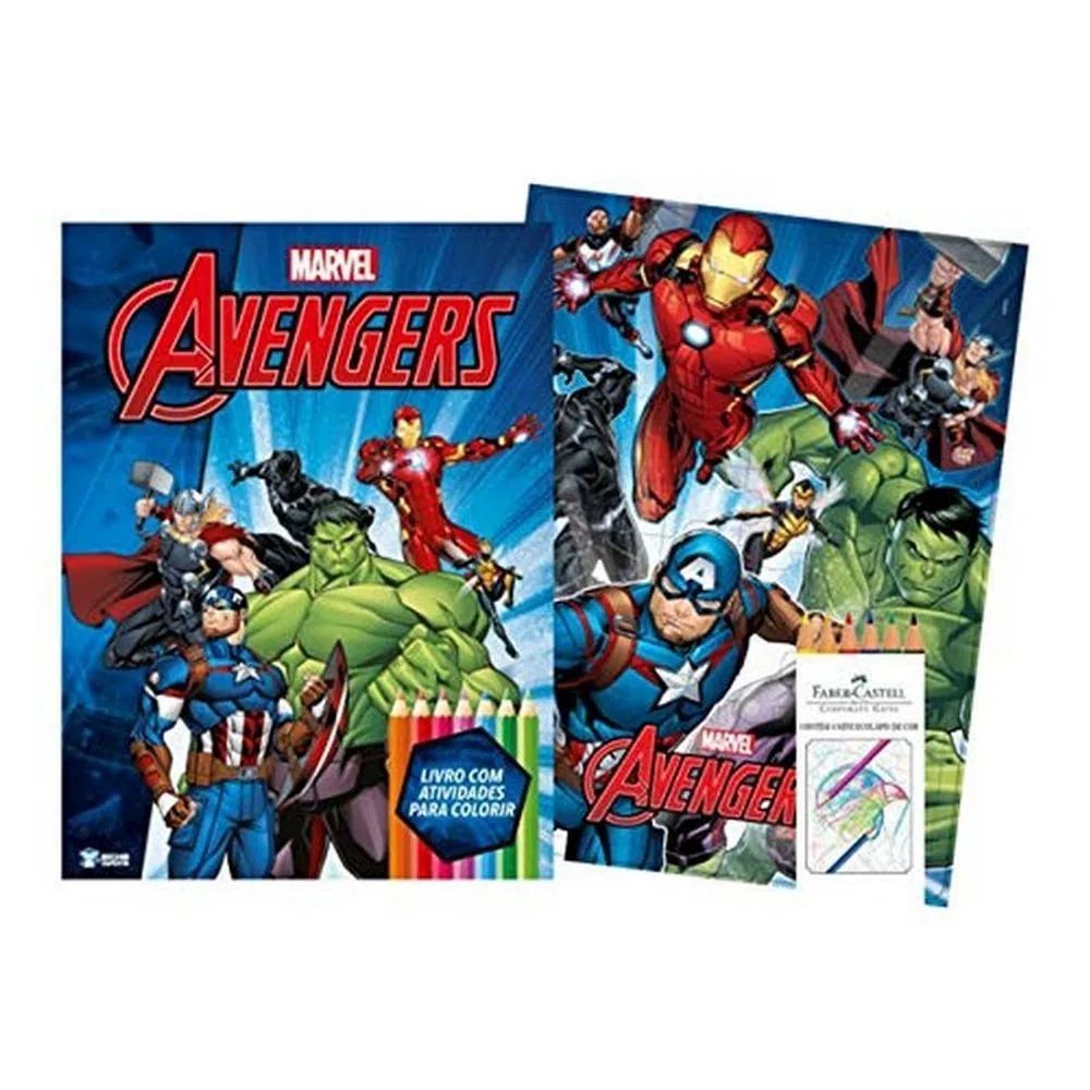 Marvel Kit Diversao Avengers - Bicho Esperto - D+ Papelaria