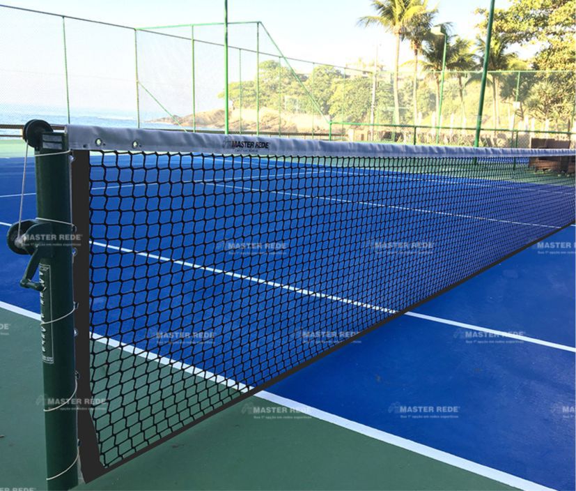 Rede de Tênis Oficial Competição fio 4 mm em polipropileno (seda) 1 Faixa  PVC MASTER REDE - TDG Sports - As melhores redes esportivas do mercado