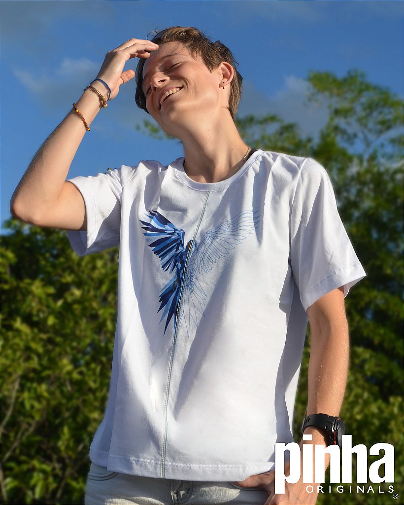 camiseta arara azul