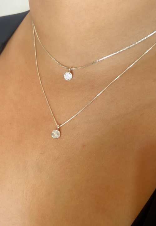 CONJUNTO GPRATAS PONTO DE LUZ DUPLO PRATA 925
